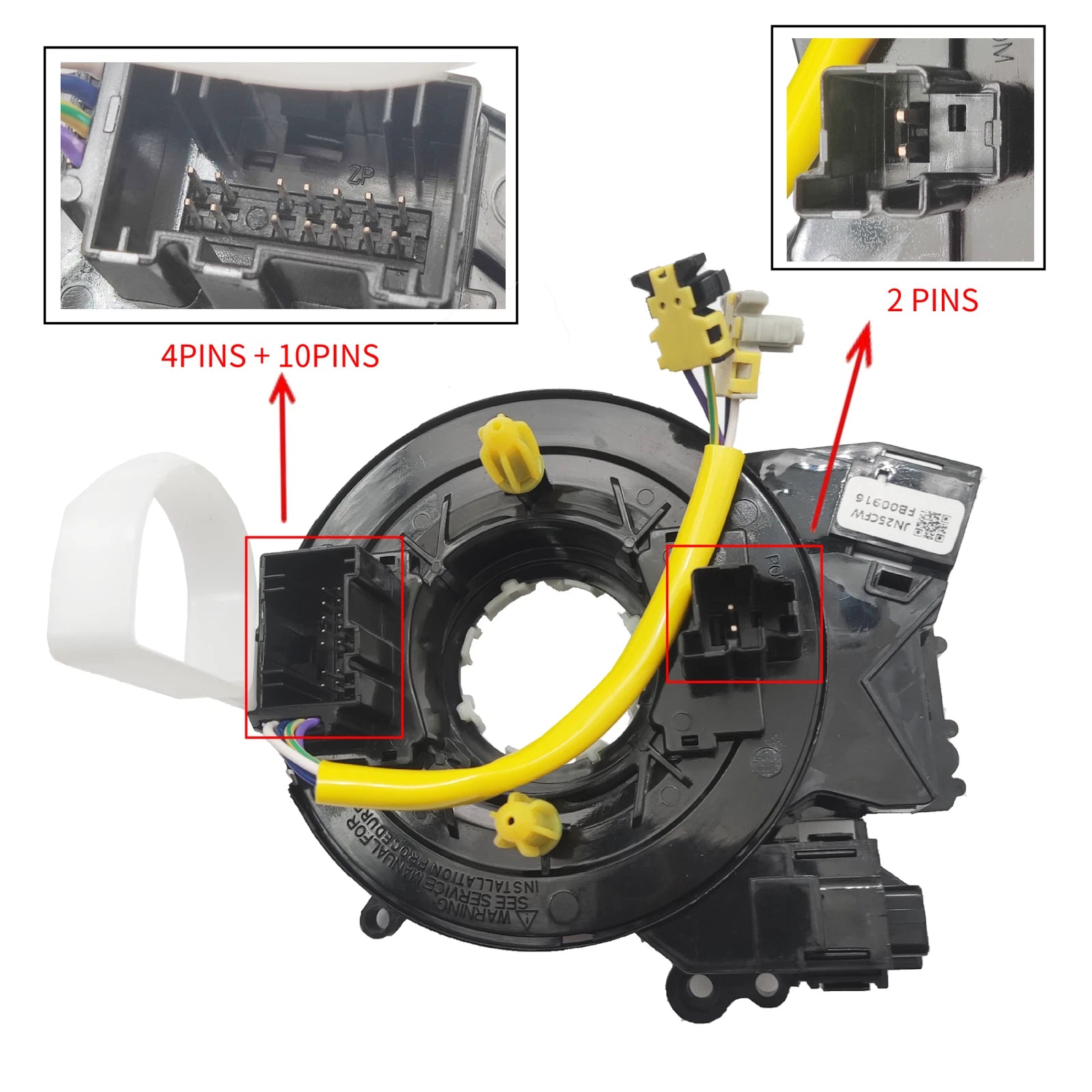Clock Spring FG1Z-14A664-B for Ford Flex Taurus Lincoln MKT MKS (2014–2019)