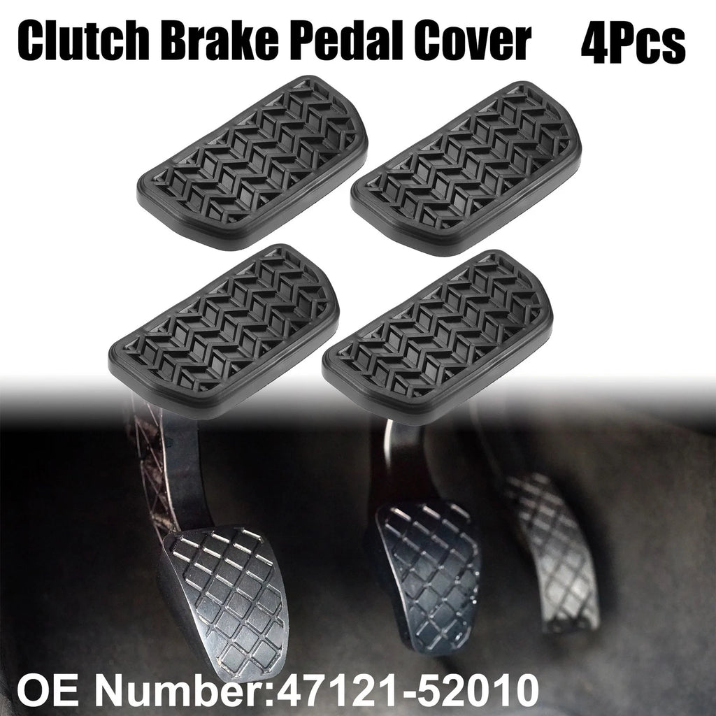 Set of 4 Anti-Slip Clutch Brake Pedal Covers for Toyota RAV4 