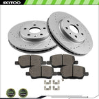 Front Brake Rotors & Ceramic Pads for Chevrolet Sonic (2018–2020)