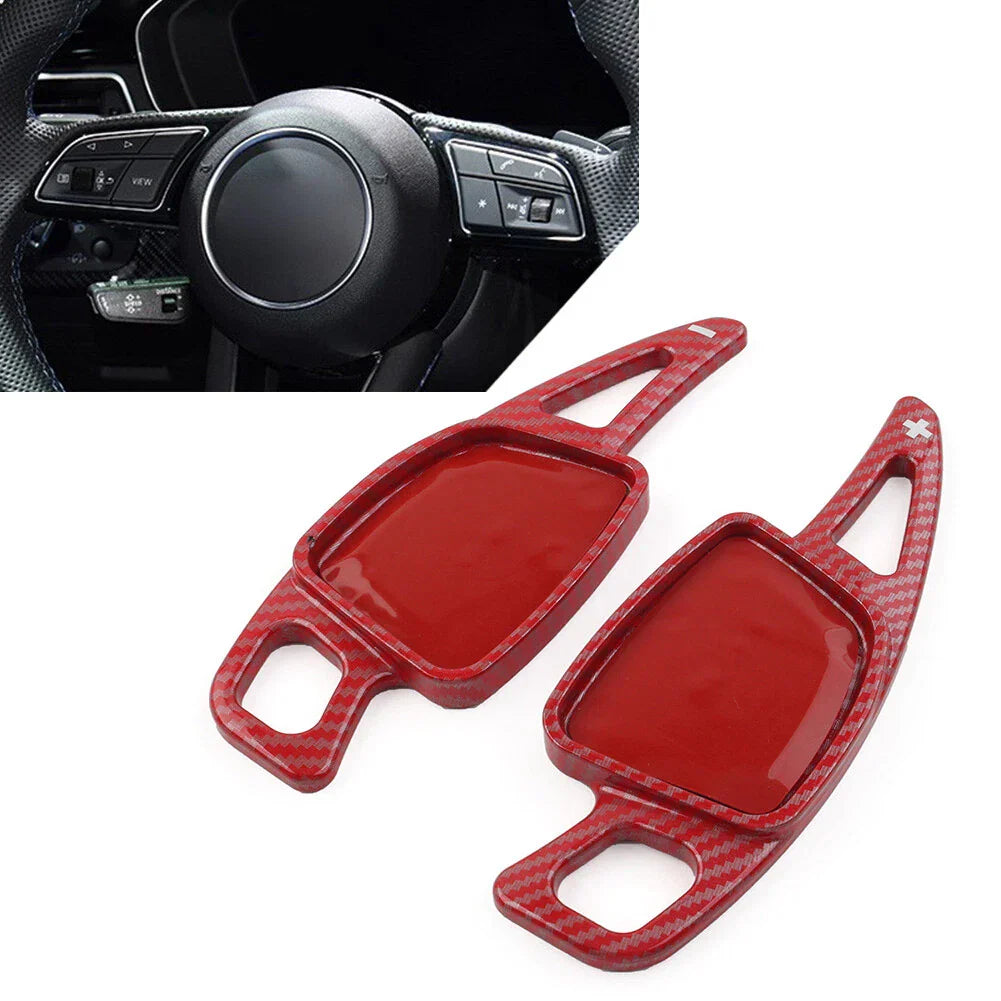 ABS Steering Wheel Paddle Shifter Extensions for Audi A3 A4 S4 A5 A6 A7 (2006-2023)