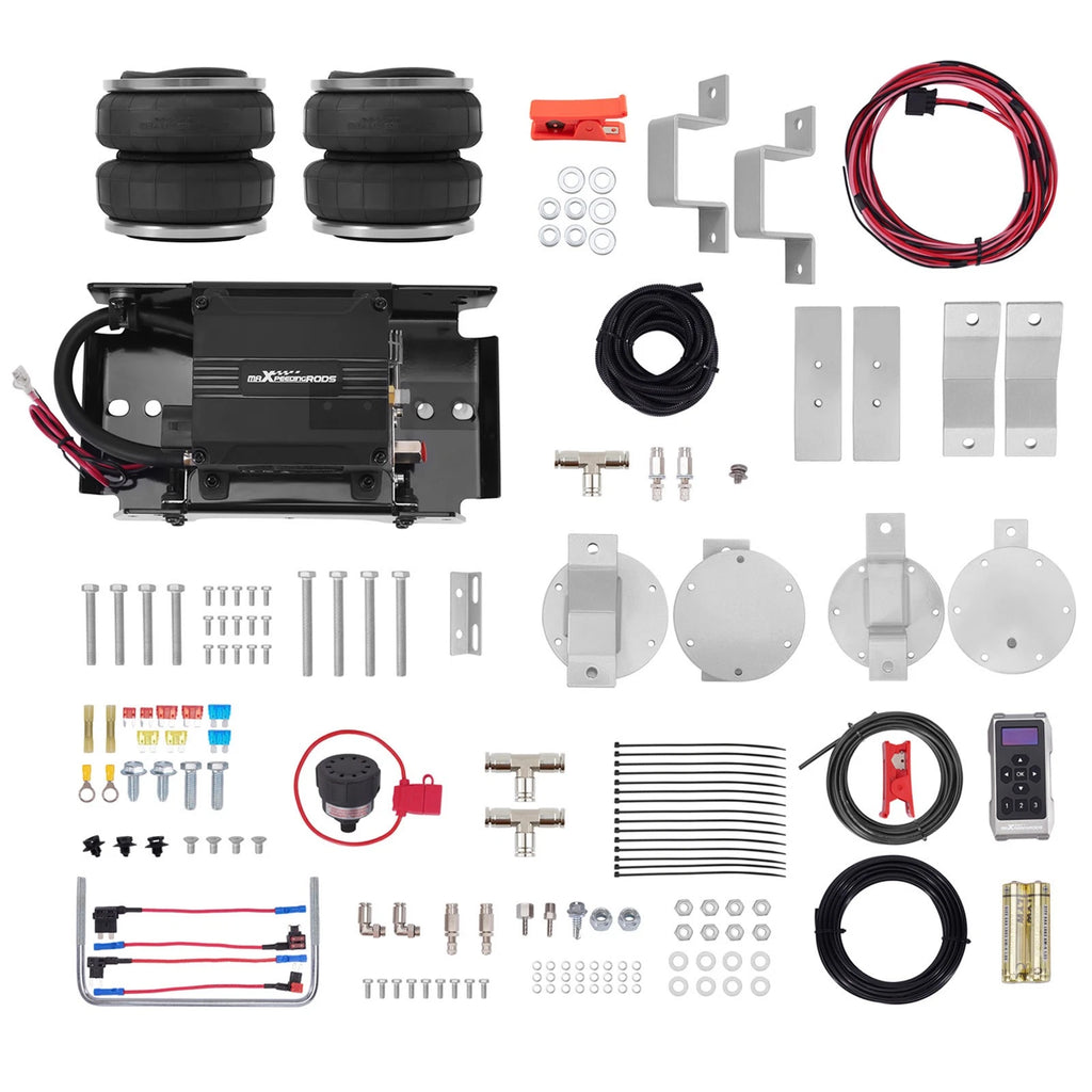 Air Suspension Helper + Wireless Compressor Kit for Benz Sprinter 3500 (2010–Present)