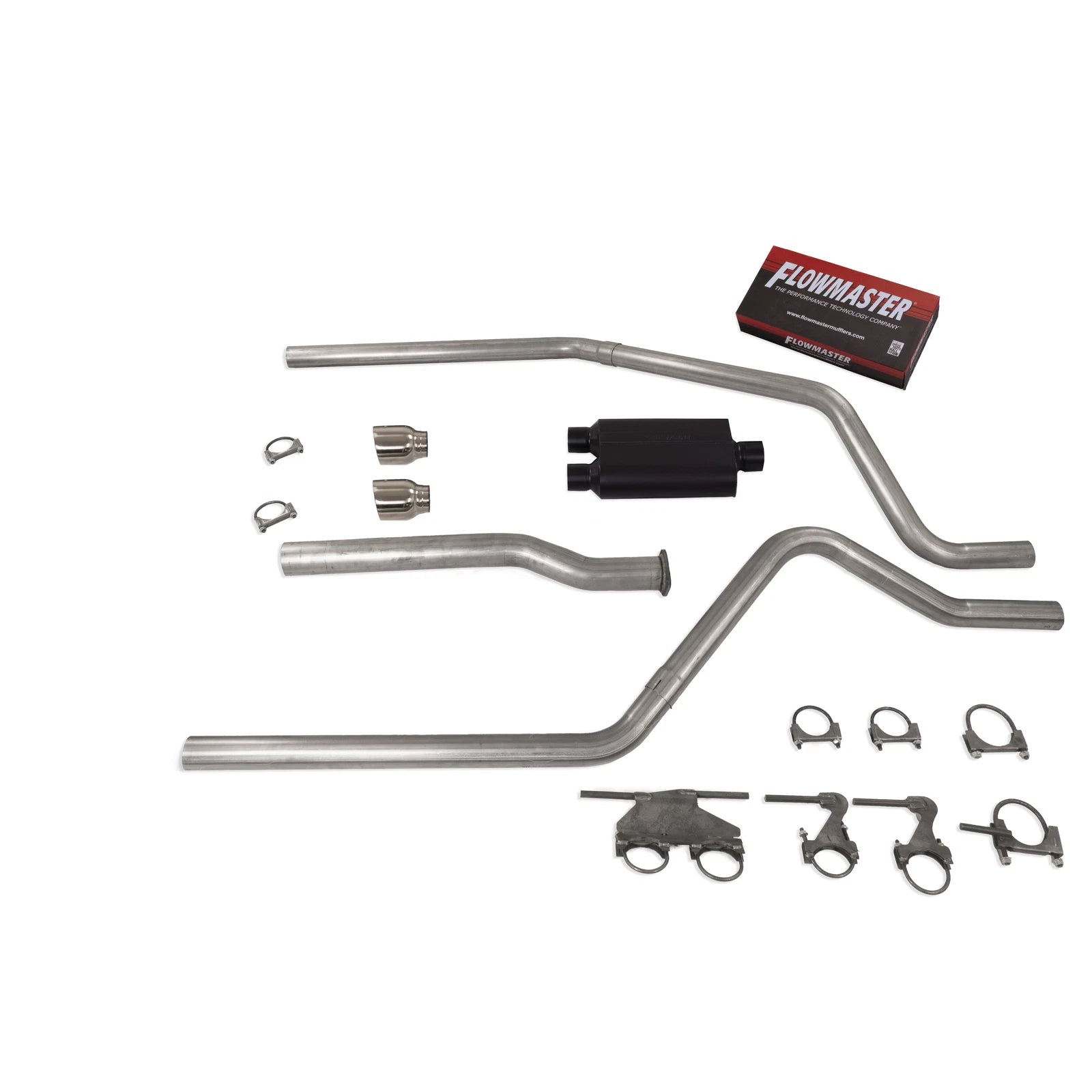 2.5" Dual Exhaust for Dodge Ram 1500 (2019–2025) Flowmaster Super 44 DBW T