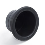 Cup Holder for RV Car Marine Boat Trailer (Plastic Black)