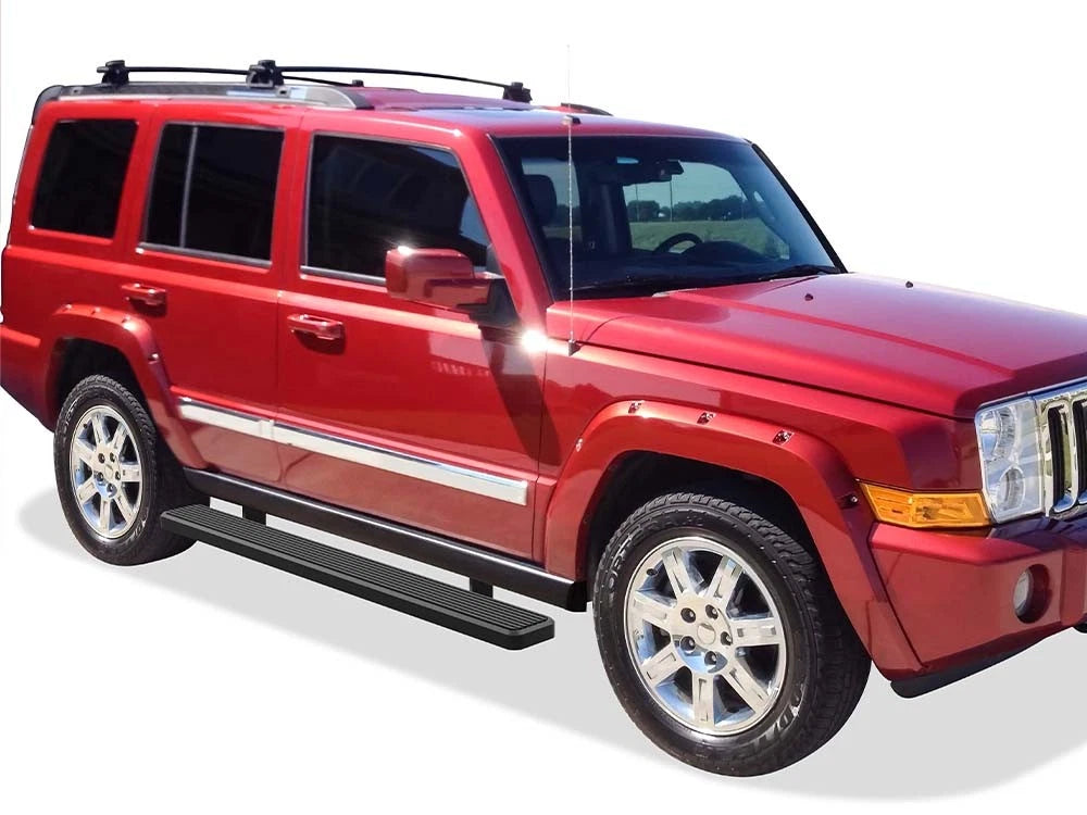 Running Boards for Jeep Grand Cherokee (2005-2010) - 6 Inch Matte Black