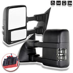 Set of 2 Tow Manual Signal Mirrors for Ford F250 F350 F450 F550 Super Duty