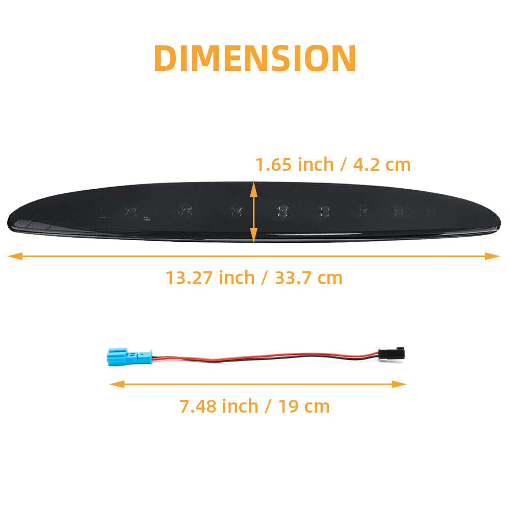 Strobe Flash Controller + 8-LED Red High Mount Brake Light for MINI Cooper