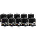 Set of 10 Engine Oil Filters for Chevy, Infiniti, Nissan, Toyota (StdAsp)