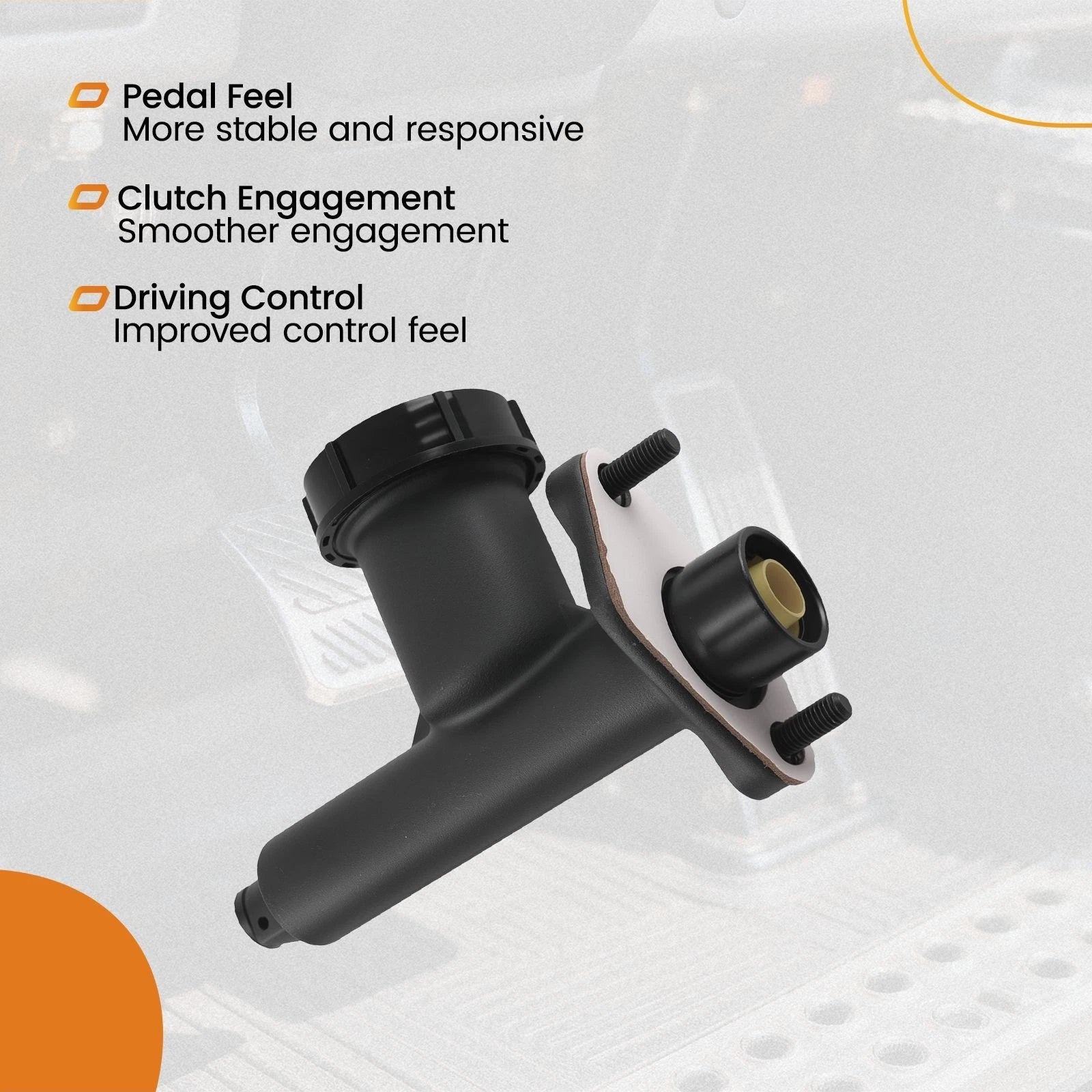 Clutch Master Cylinder for Ford Bronco F-150 F-250 F-350 (1988–1991)