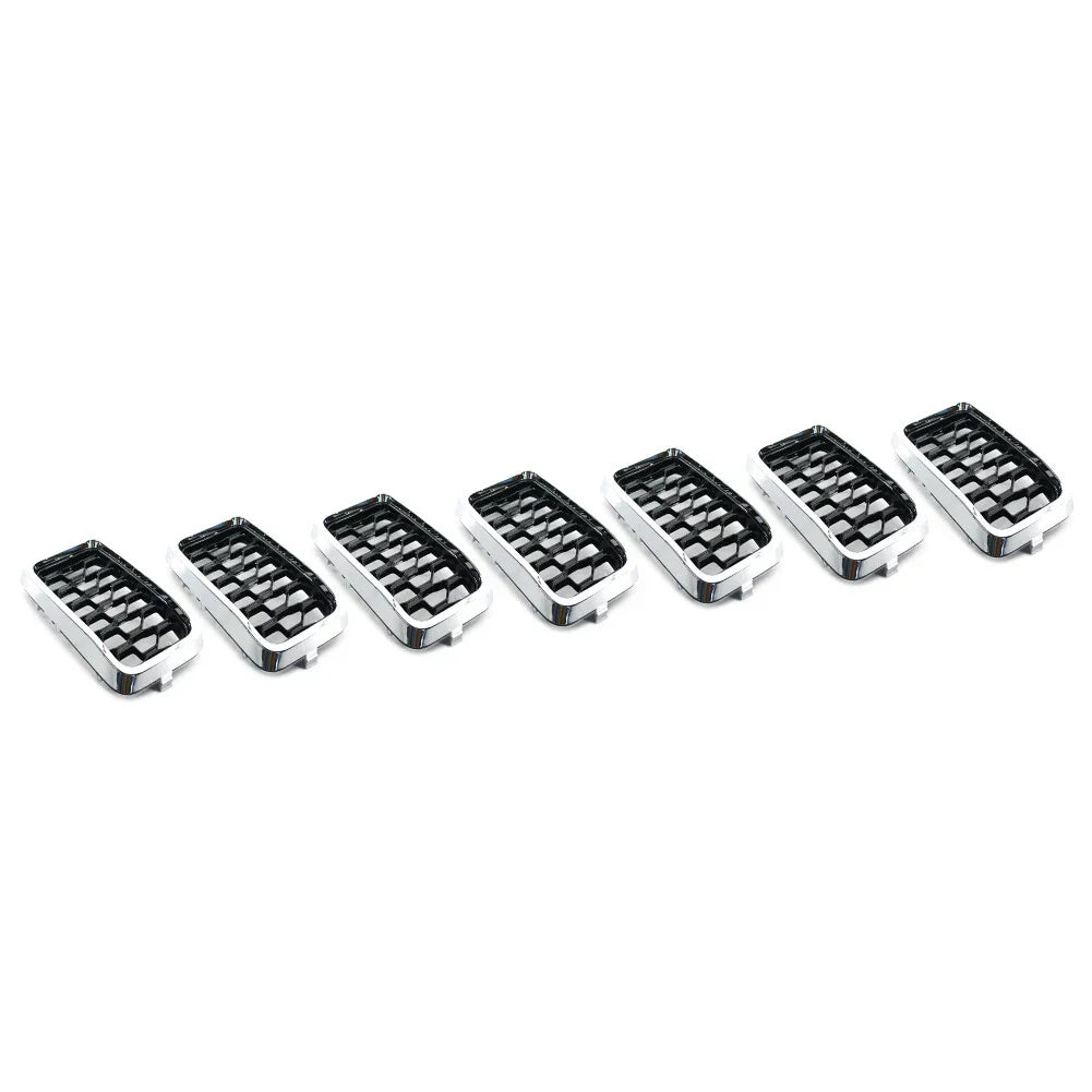 Honeycomb Mesh Grille Insert Cover Chrome for Jeep Grand Cherokee (2017-2021)