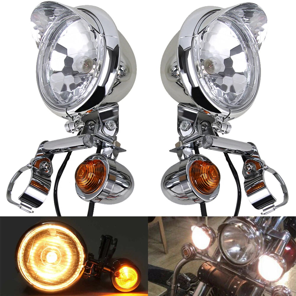 Universal Driving Fog Spot Light with Bar Bracket for