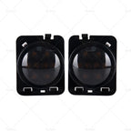 2X Front LED Side Marker Light Smoke for Jeep Wrangler JK (2007–2018)