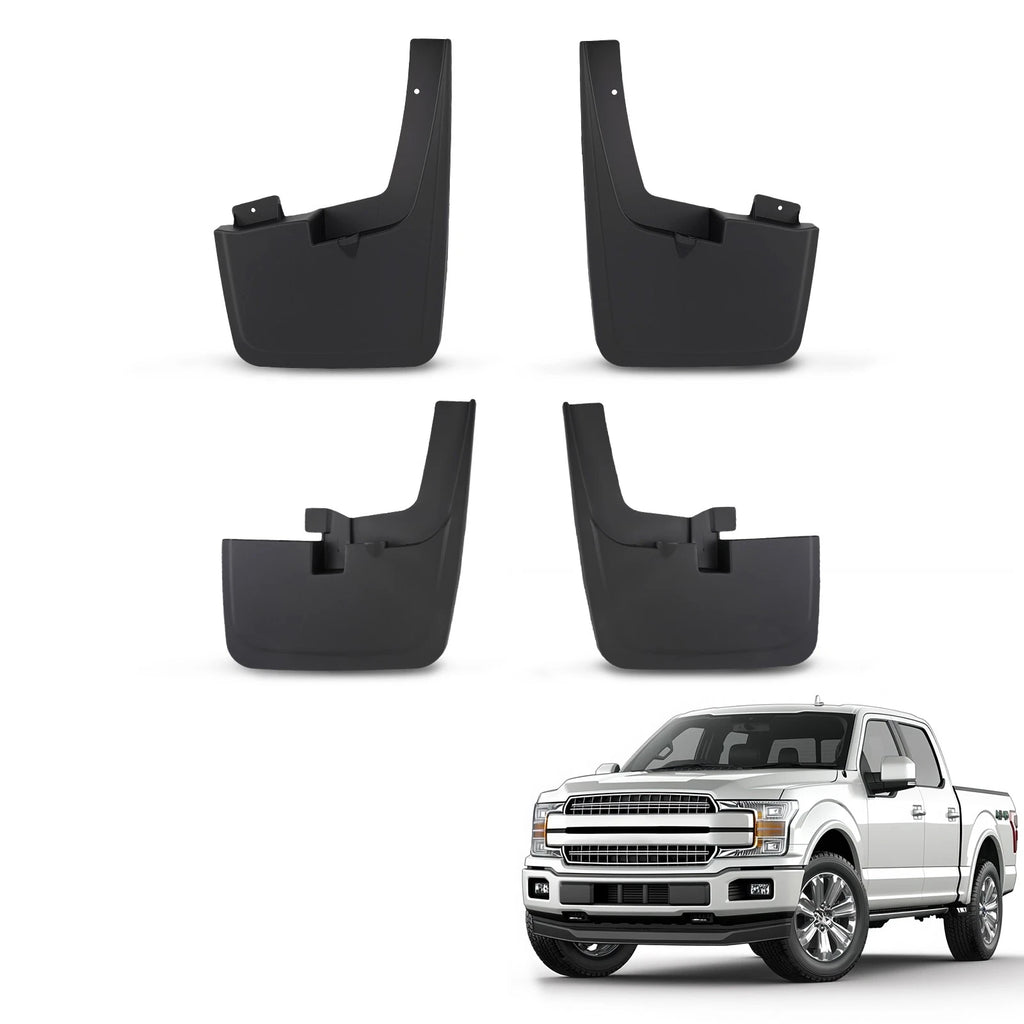 Mud Guard Set for Ford F-150 (2015–2020) w/ Factory Small Fender Flares