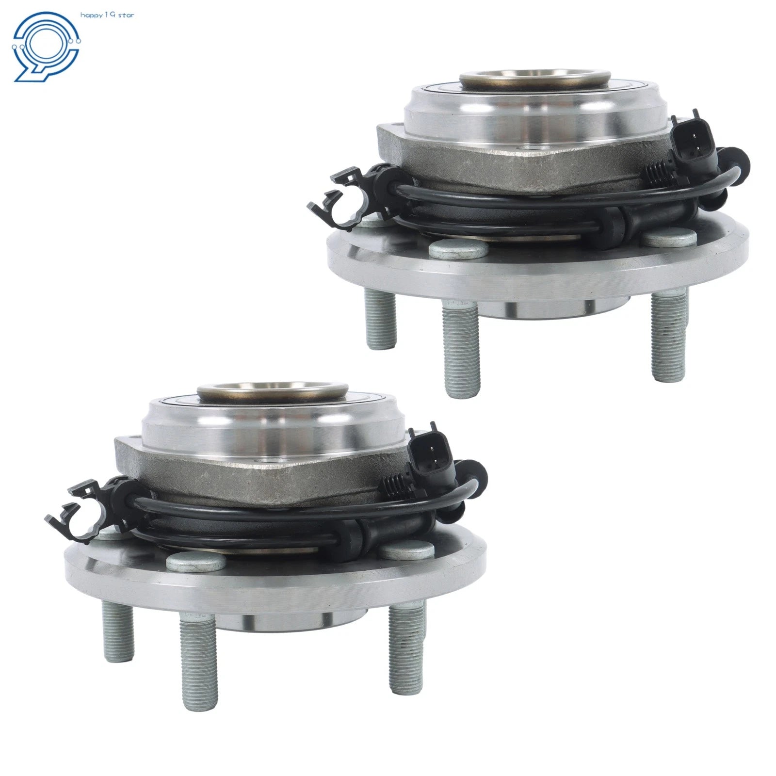 2 Front Wheel Bearing Hub Assembly for Jeep Wrangler (2007-2016)