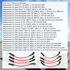 Spark Plug Wire Set for GM GMC Pontiac (1999-2013)