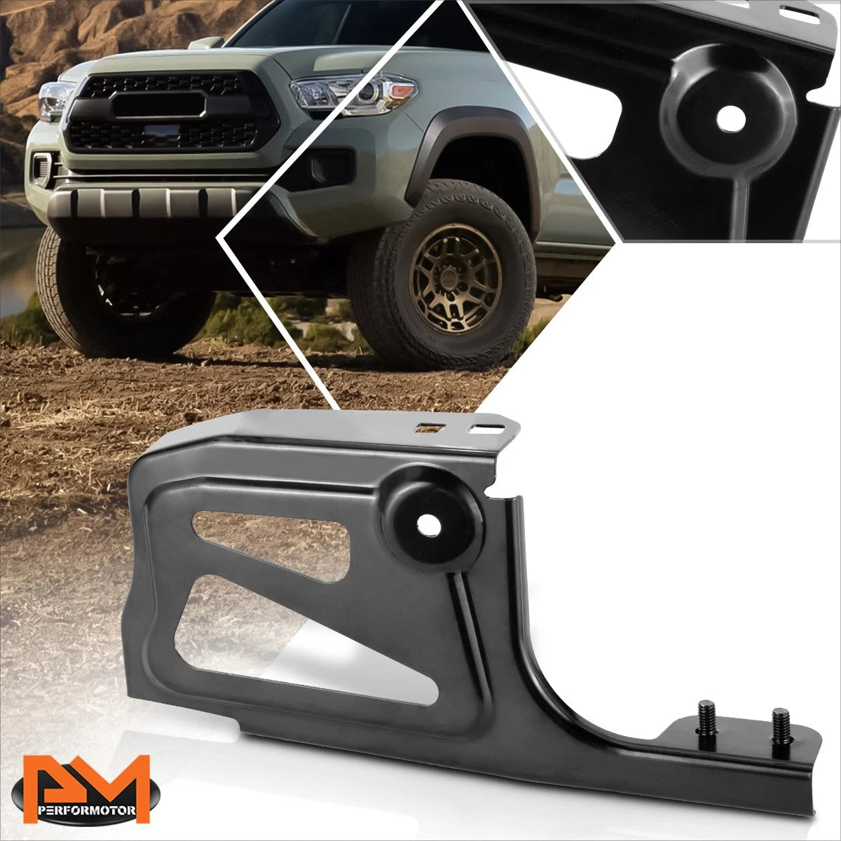 Front Driver Left Bumper Cover Support Bracket for Toyota Tacoma (2016–2023)
