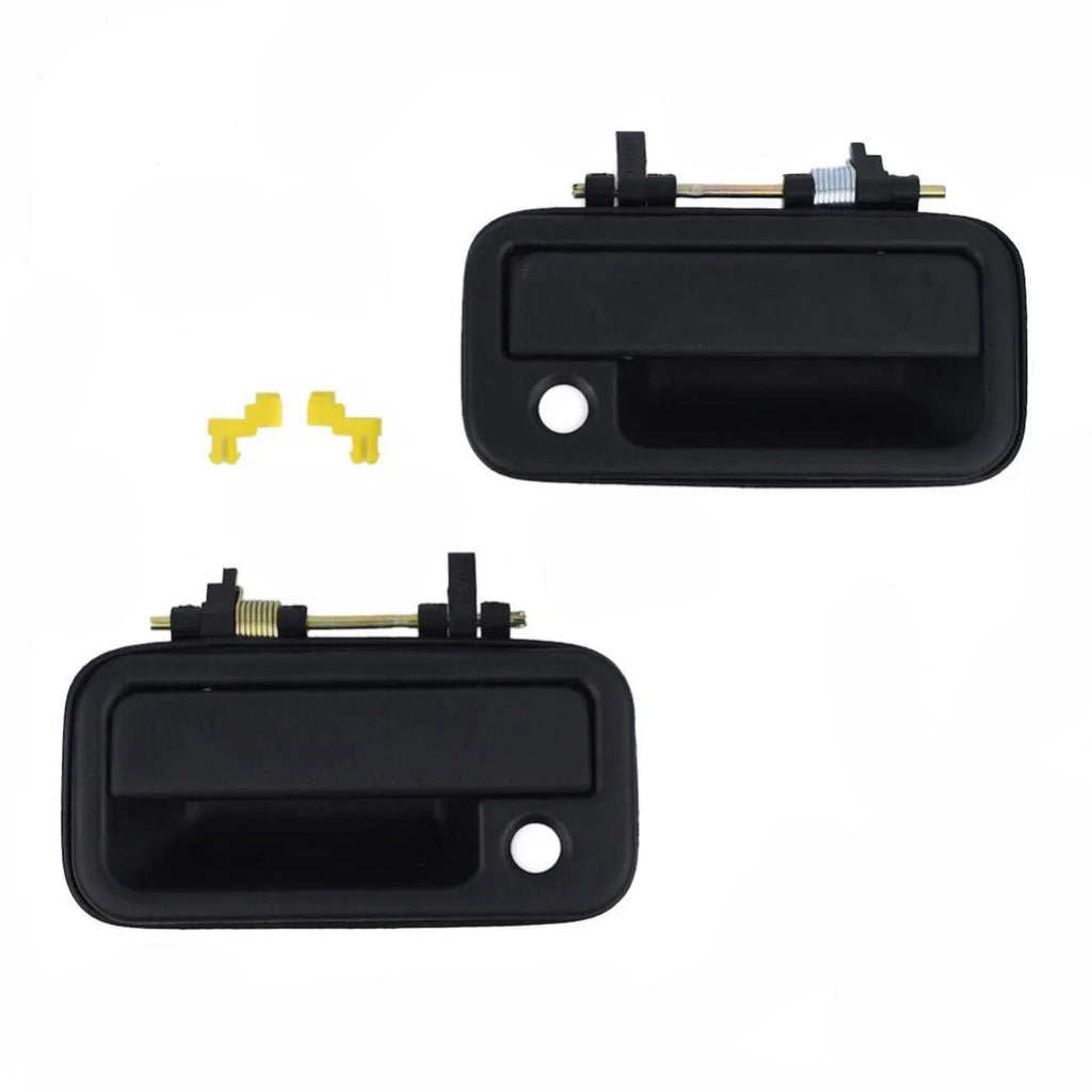 PAIR OUTER DOOR HANDLE BLACK FITS ISUZU TF TFR HOLDEN RODEO VAUXHALL BRAVA D05