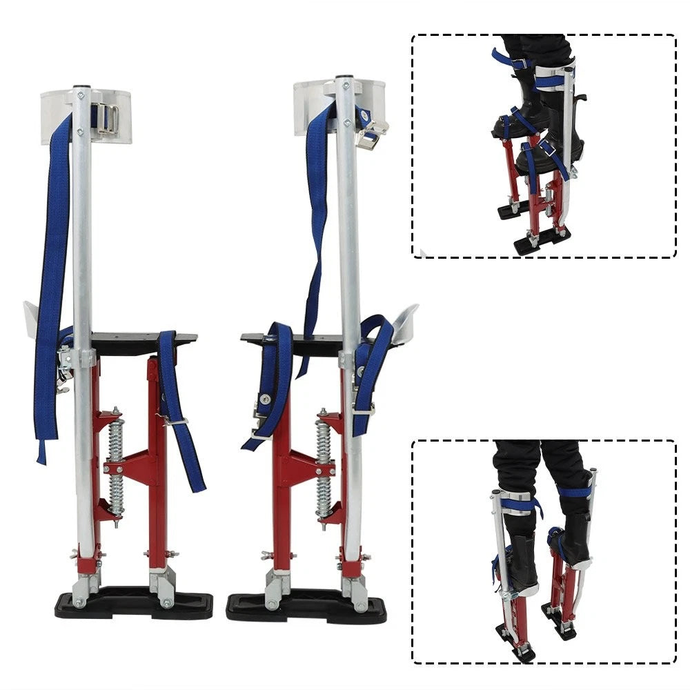 Adjustable Height Aluminum Painting Stilts for Drywall (18"-30")