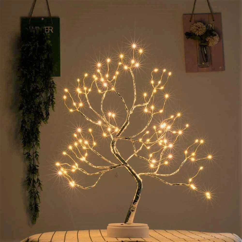 USB LED Fairy Tree Light Copper Wire Decoration Lamp for Home Party