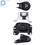 Set of 4 Engine Motor & Transmission Mounts for Mazda 3 (2004–2009)