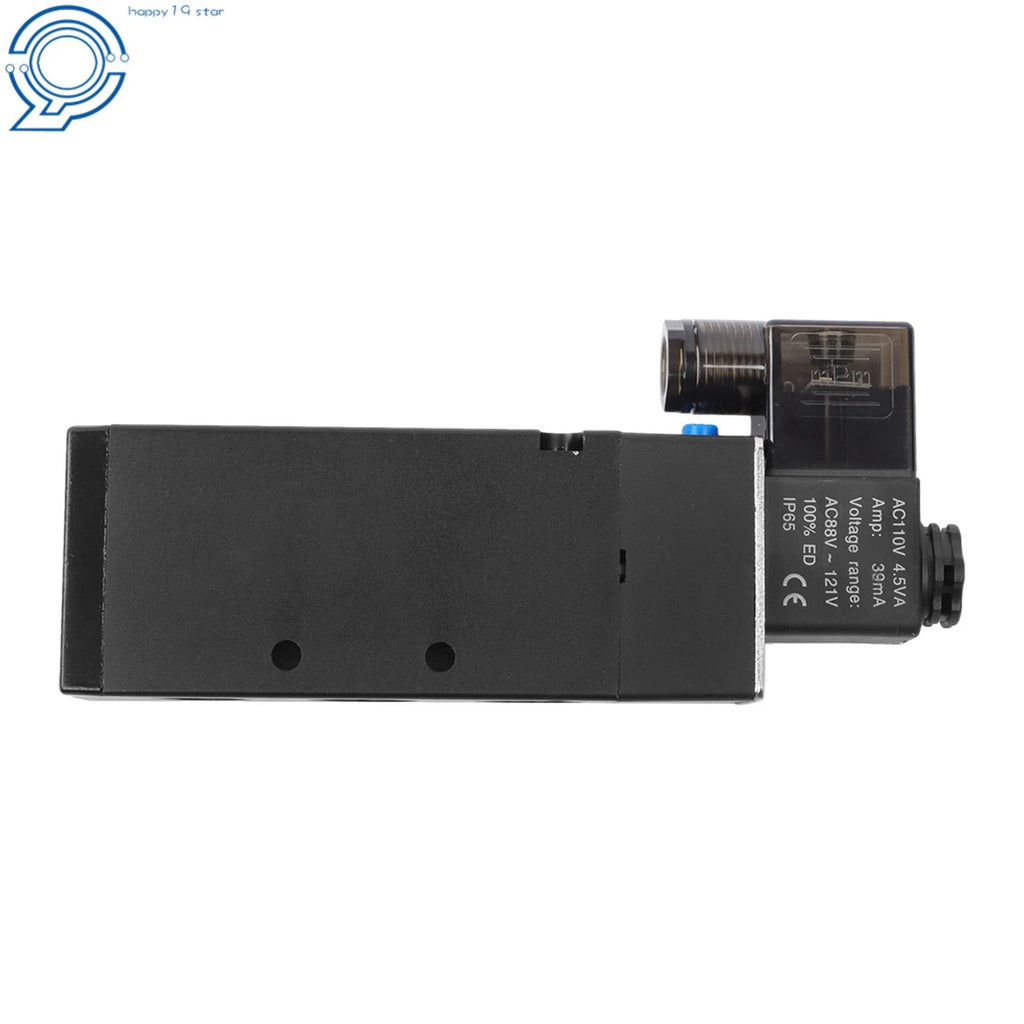 5 Way 110V AC Solenoid Valve for Double Acting Air Cylinder (NPT)