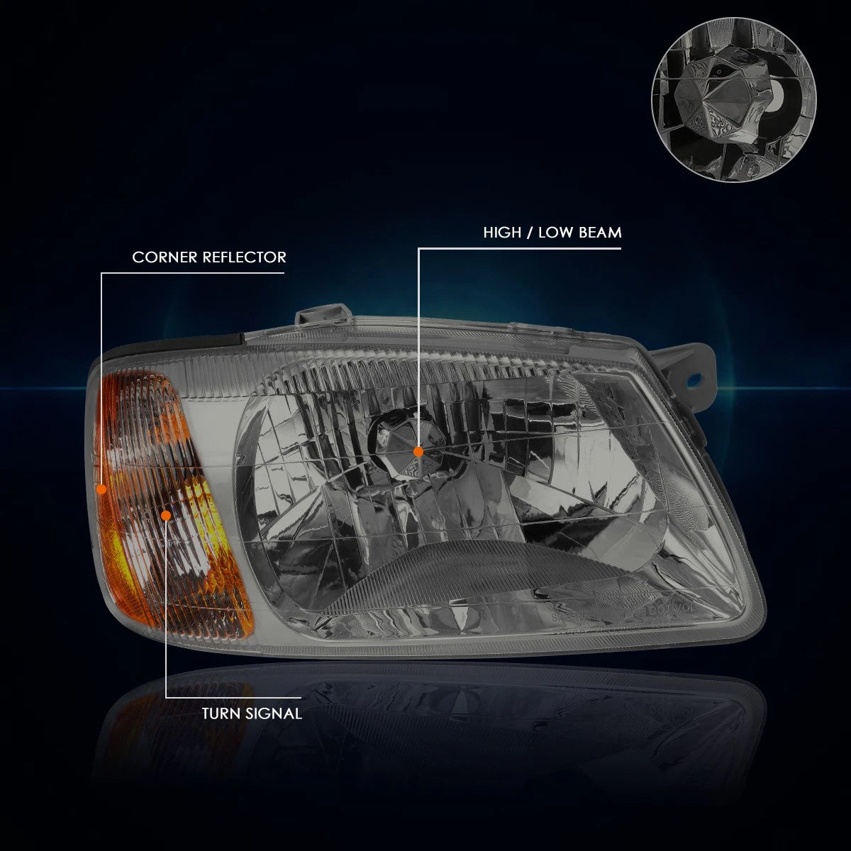 Clear Lens Fog Lights for Toyota Sienna (2011–2017)