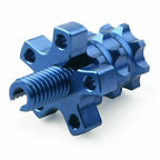 CNC M8 Clutch Brake Cable Adjuster Screw for Motorcycle Dirt Bike Blue