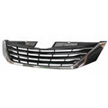 Replacement Black Chrome/Painted Front Grille For 2011-2014 Toyota Sienna