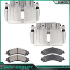 Rear Brake Calipers & Ceramic Pads Kit for Cadillac Escalade ESV EXT (2003–2006)