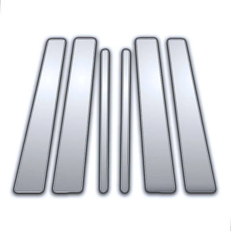 Chrome Pillar Post Covers 6Pc Replacement for Infiniti Q45 (2001–2006)