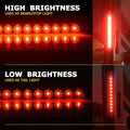 Pair 15" LED Trailer Truck Light Bar Stop Turn Tail Brake Lamp Strip