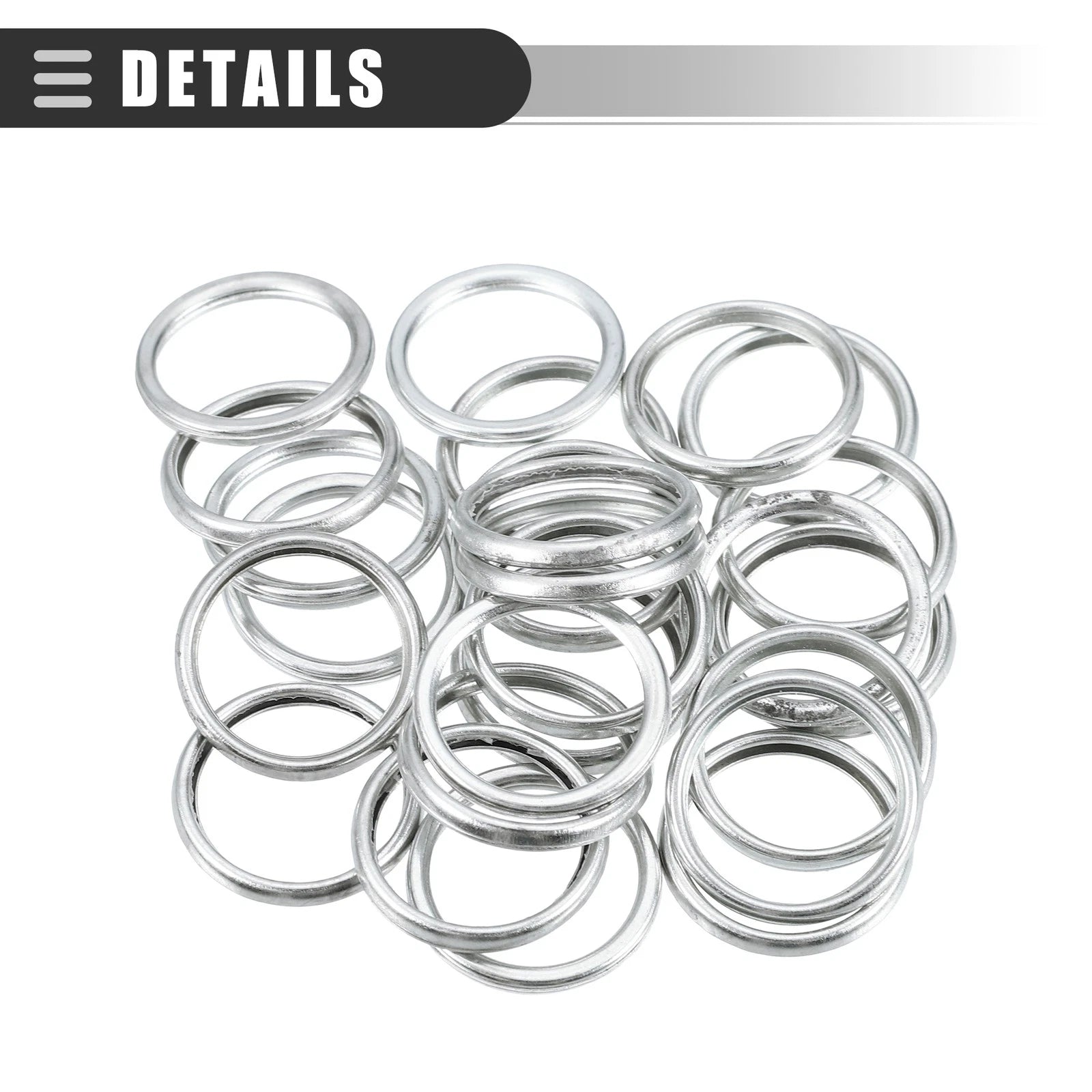 25 Pcs Oil Drain Plug Gaskets for Subaru BRZ (2013–2020) No. 803916010