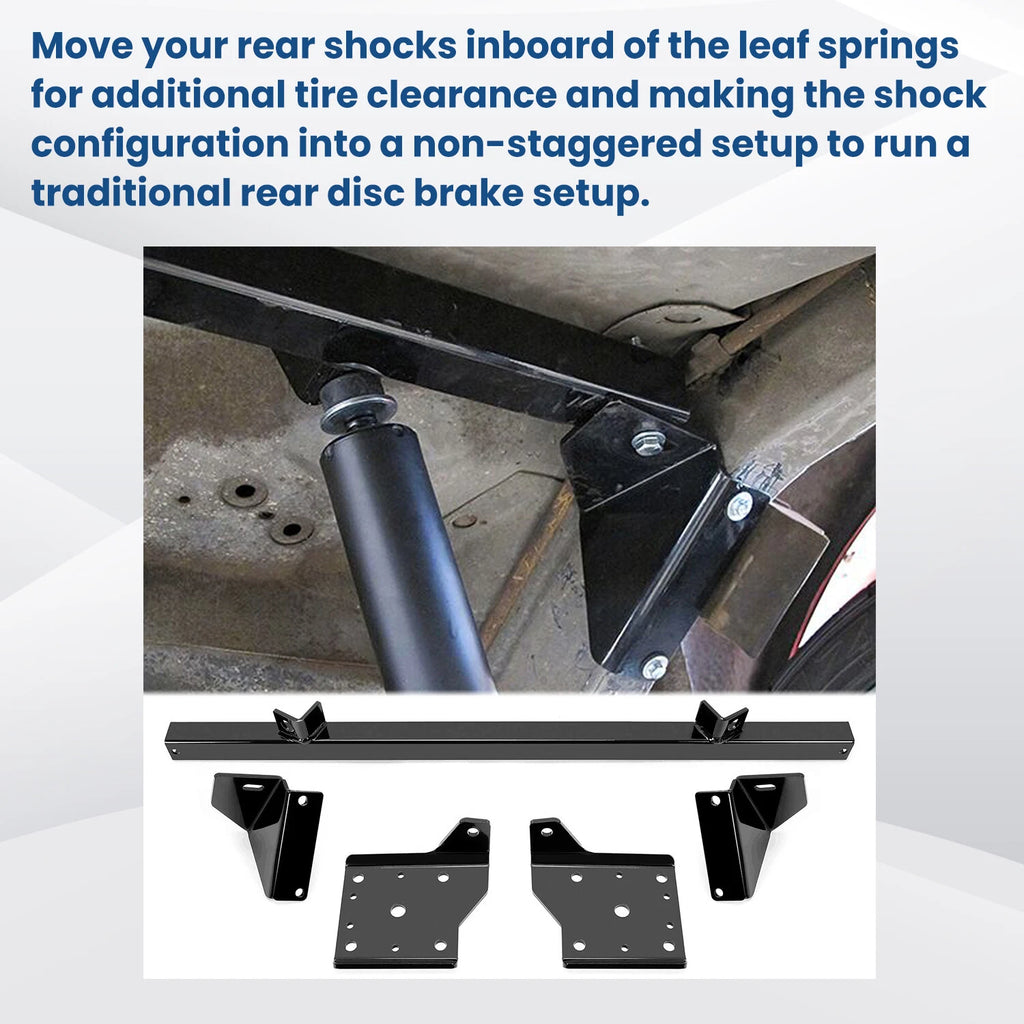 Rear Shock Relocation Kit for Nova/Camaro/Firebird (1967–1974)
