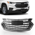 Black Chrome Front Bumper Grille for Chevrolet Traverse (2018–2021)