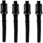 Set of 4 Ignition Coils for Ford Mustang GT, Lincoln Aviator, Navigator