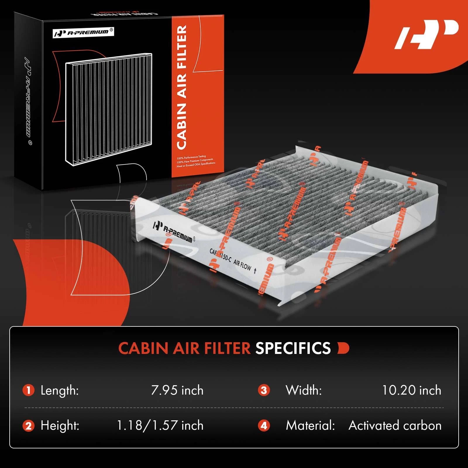 2 Engine & Cabin Air Filters for Ford Expedition F-150 (2015–2023)