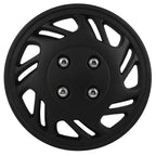 Set of 4 Wheel Covers for R13 Tire & Rim (13 Inch) Black