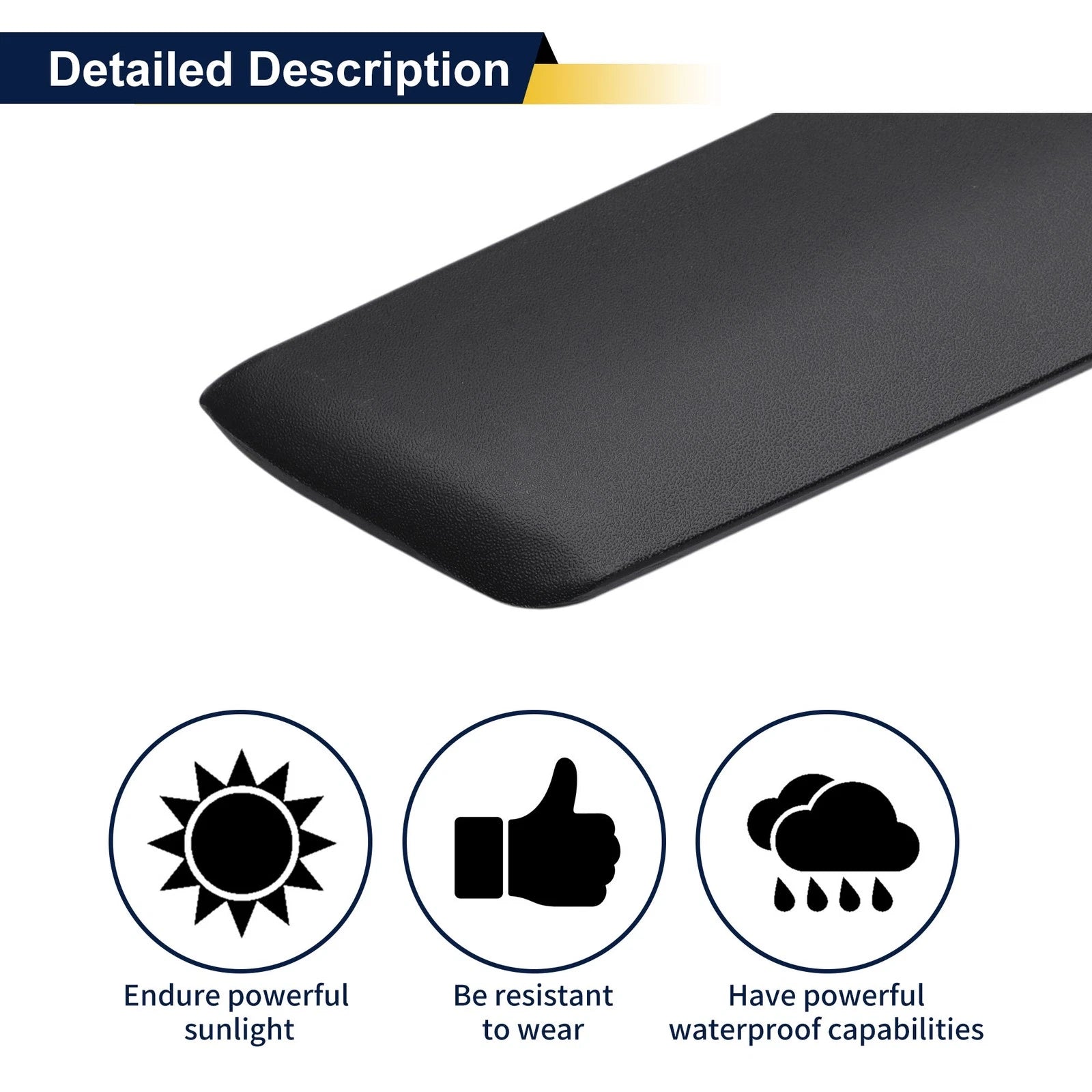 Door Side Lower Trim Front Left No. 808715RB0B for Nissan Kicks (2018–2023)