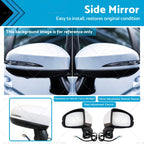 LH+RH 5 Pin Electric Side Mirror with Turn Signal for Honda Jazz (2014–2019)
