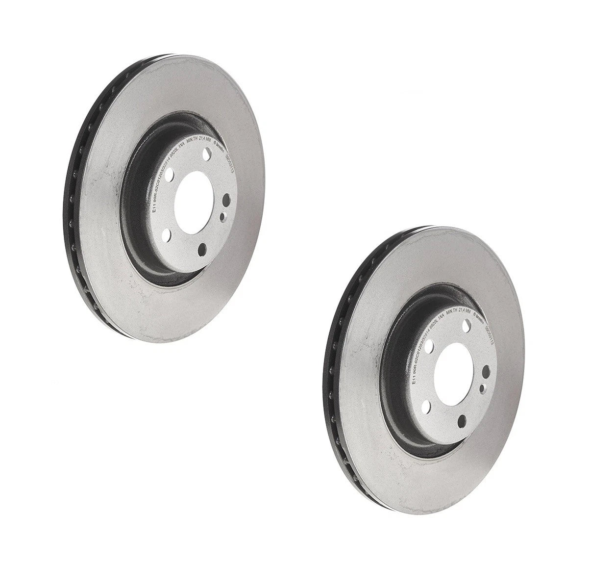 Brembo 2X Rear Coated 320mm Disc Brake Rotors for Mercedes W205 X253 (2015–2023)