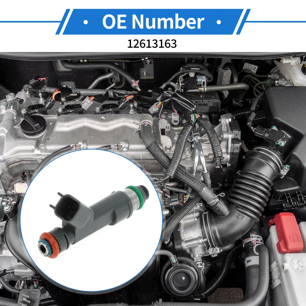 Fuel Injector No. 12613163 for Chevrolet Malibu 2.4 (2008–2012) 1 Pc Gray