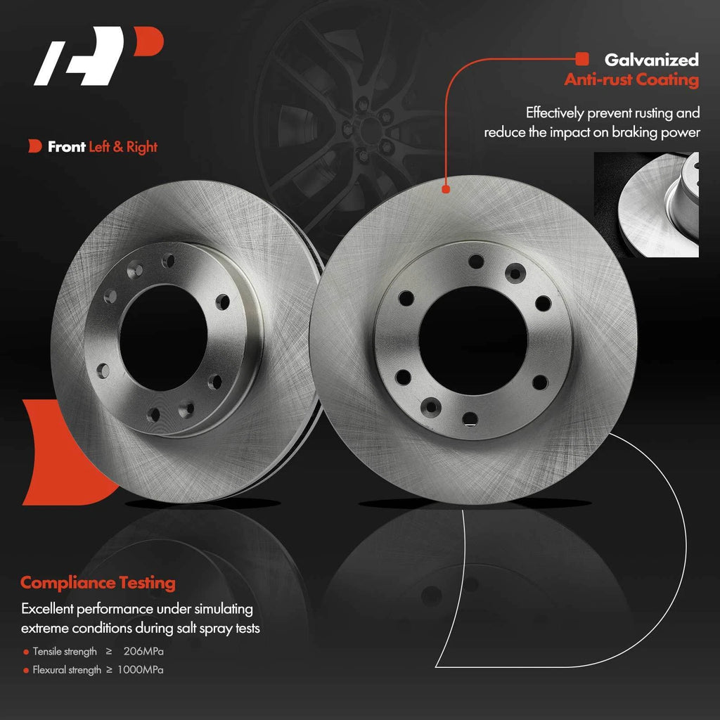 Front Disc Brake Rotors for Hyundai Entourage (2007–2009) Kia Sedona (2006–2014)