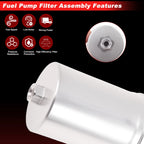 Chassis Pipeline Fuel Filter Assembly for Mercedes-Benz 300E (1986–1993) WK8303