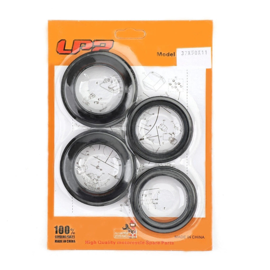 Front Fork Oil Seal Wiper Kit for Honda CBR CR CRF XR CB VF VFR CX VT GL NX (All Years)