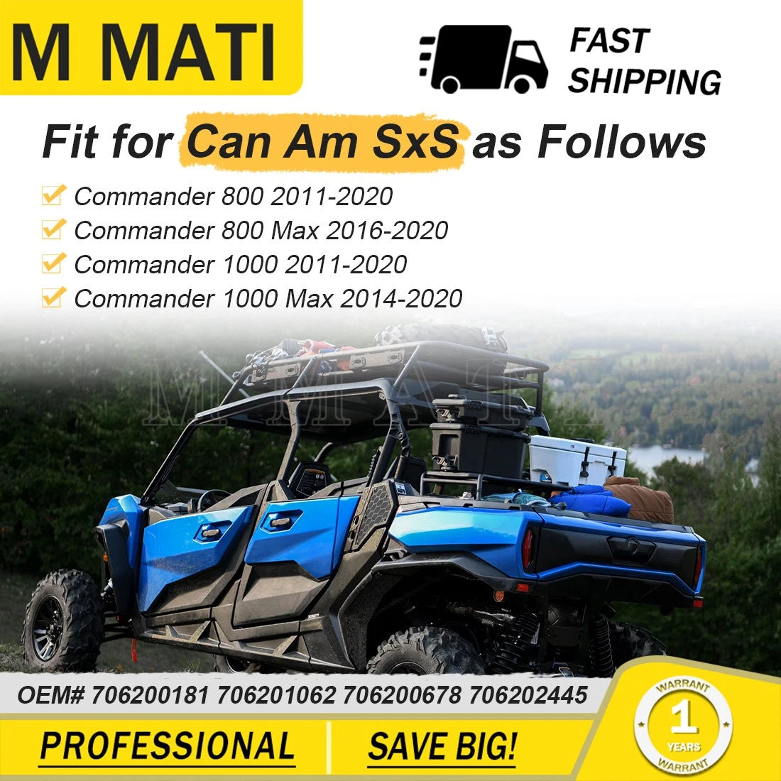 A Arm Bushing & Sleeve Kit for Can-Am Commander 800 1000 MAX 2011–2020
