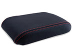 Leather Synthetic Console Armrest Cover for Honda Prelude (1997–2001) Red Stitch