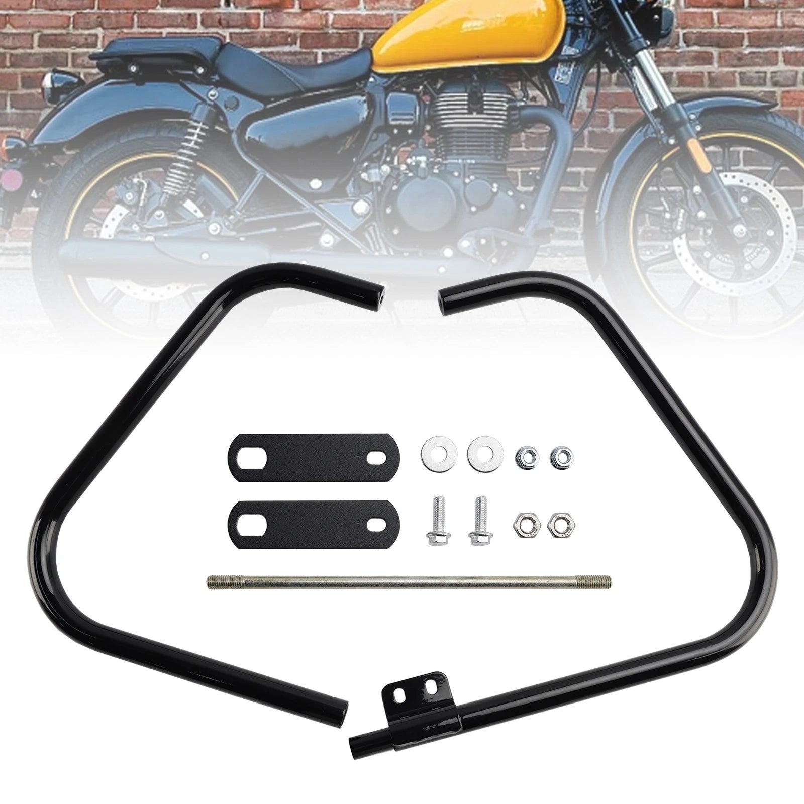 Engine Guard Crash Bar Frame Protector for Royal Enfield Meteor (2021–2024)