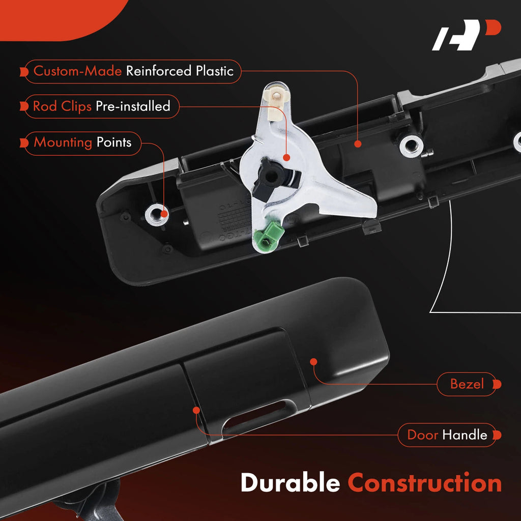 Black Plastic Tailgate Handle for Toyota Tacoma (2009-2015)