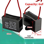 CBB61 Motor Capacitor 450V AC for General Purpose Fan Circuits