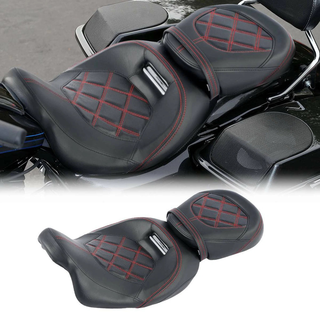Driver Passenger Seat for Harley CVO Road King Street Glide FLHX (2009–2023)