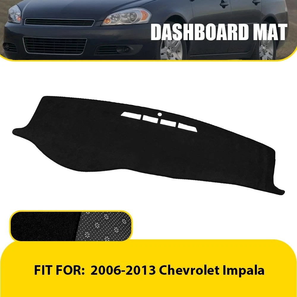 Dashboard Cover for Chevrolet Impala (2006–2013) Black EXV